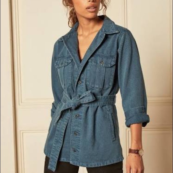 Boyish - The Jeffery Safari Jacket - Blue Velvet - Picture 1 of 1